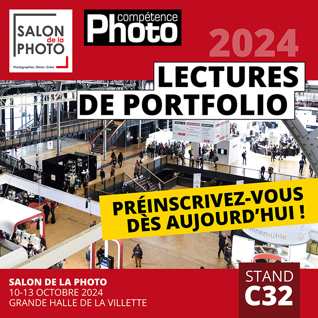 Préinscrivez-vous aux lectures de portfolio Salon de la Photo / Compétence Photo • 10 au 13 octobre 2024