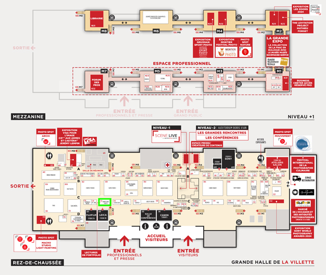 Se rendre au Salon de la Photo (plan PDF et accès)